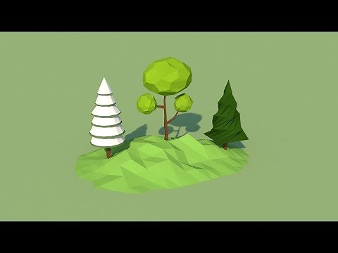 Low Poly Trees In Cinema 4D