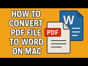 How To Convert PDF File to Word on Mac (Online Method)