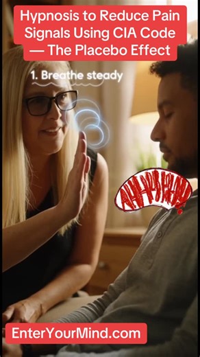 Doreen Cohanim on Instagram: "Hypnosis to Reduce Pain Signals Using CIA Code — The Placebo Effect With hypnotherapy sessions, I suggested two powerful subconscious commands — and as a result, the pain signals have slowly reduced until they are no longer active, using hypnotic suggestions and CIA Code 33 64 49. Here are 5 client experiences who used hypnosis instead of invasive procedures: 1. Back Pain Relief: Avoided an epidural injection after 6 sessions — reported 90% reduction in pain. 2. Nec
