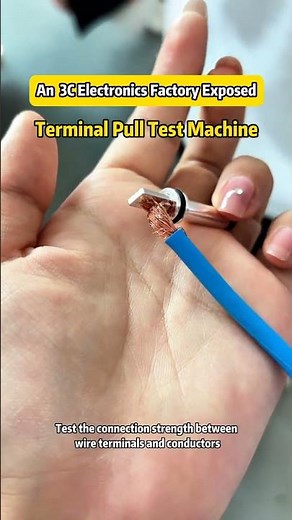 Perform ultimate pull testing to measure terminal-to-wire tensile strength, ensuring mechanical