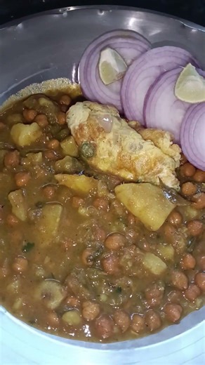 Chaana Aur Allo Ki Sabzi🤤#ytshorts #ternding #resepi #food