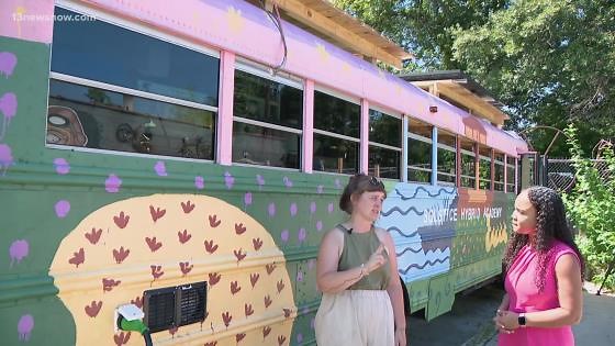 Educator opens hybrid school on converted bus as demand grows