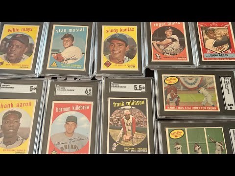 1959 Topps Baseball cards - Colorful set with many HOF’ers