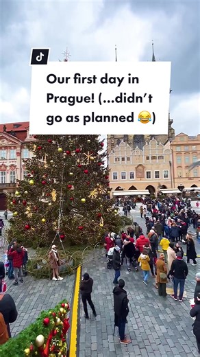 Our first day in Prague didn’t quite go as expected 😂🇨🇿 #hosted #fsprague #prague #czechrepublic #traveltiktok #traveltips #traveldiaries #travelvlog #laxtoluxury