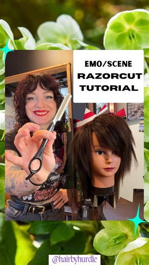 Jamie Hurdle | Seattle Hairstylist on Instagram: "Former emo kid to hairstylist pipeline 🫡 Make your emo/scene/alt hair a reality! Used @jataifeather for this cut, definitely an upgrade from using kitchen scissors or leg razors back in the 2000s. 💀 Too nervous to try this cut at home or want a similar alt haircut? Book in my bio! • • • • #seattlehair #seattlehairstylist #althair #emohair #scenehair #altfashion #althairstylist #razorcut #alternative #alternativehairstylist #emofashion #seattlet