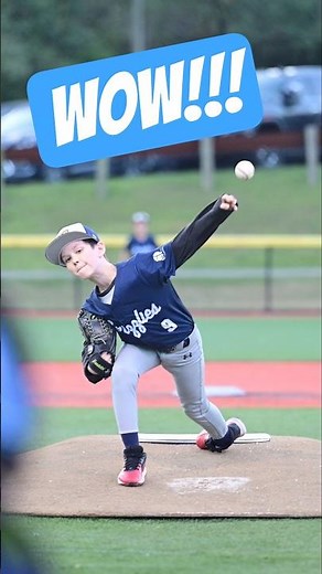 Young Arm, Serious Technique #baseball #pitcher #shorts