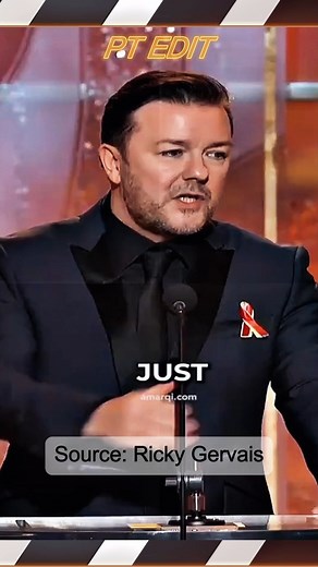 RIcky Gervais ROASTS Hollywood Actors. | Ricky Gervais Fans Lover