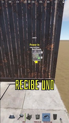 Rust tutorial de electricidad en 1 minuto - 14 - Como usar la Alarma o Sound Alarm en Rust