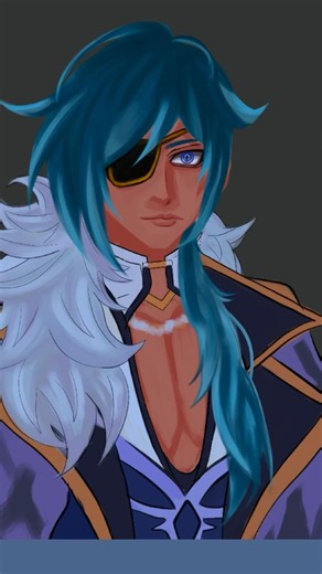 Speedpaint 3 - Kaeya Alberich Genshin Impact #genshinimpact #kaeya