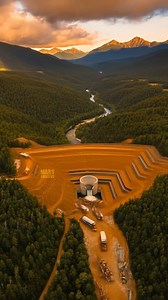 1.1M views · 7K reactions | From empty valley to massive structure… watch the build  #Timelapse #BeforeAfter #ConstructionReels #Infrastructure #DamBuild #Engineering #HeavyMachinery #Progress | Dreamy Houses | Facebook