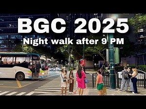 BGC Philippines at Night! 2025 Walking Tour | The Best Place to Explore at Night in Metro Manila!