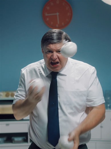 Juggler Bites Apples and Onions in Creative Ikea Ad