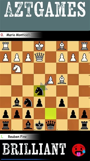 Reuben Fine vs Monticelli 1934 – Chess Classic