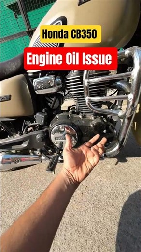 Low Engine Oil = Engine Failure? #automobile #hondacb350 #shorts #shortvideo