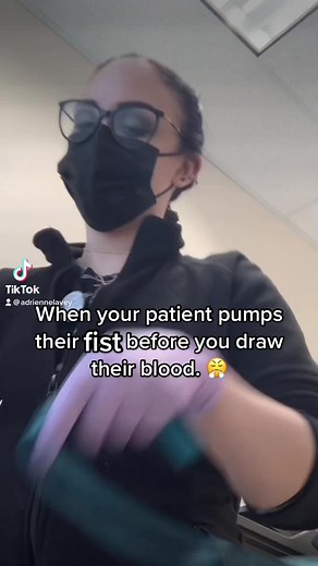 I’m a phlebotomist for my day job! Lol Reasons not to pump your fist before getting your blood drawn! 1) it’ll skew test results. Accurate results are important! 2) it’ll make the draw hurt a lot more (I know this from personal experience!) - just relax your hand and keep your elbow straight! 3) it’ll make your vein move around. 4) even clenching your fist will make it more difficult to feel where your vein is, especially if you have deep veins. 5) you don’t need to - that’s what the tourniquet 