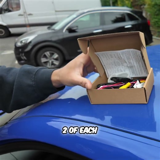 Unboxing Car Cameras: Front & Rear Recording Gear! #shorts