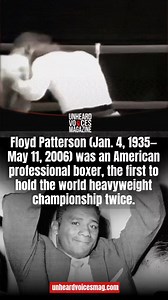 24K views · 2.1K reactions | Floyd Patterson (January 4, 1935 – May...