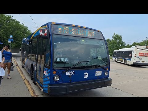 MTA NYCT Bus: 2021 NovaBus LFS 40' #8850 on S79+ Select Bus (to Bay Ridge-86 St Station)