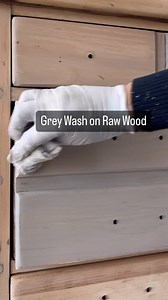 I did Grey Wash on this dark brown dresser. First I sanded it all down to beautiful natural wood. Then did a light coat of grey. My top coat does not change the color so it appears grey after putting one coat of top coat. If you would like to know what my paint color and top coat is - 🙌Comment the keyword “grey ” I will send you a link to that and the brush I use. ⚠️Instagram won’t let the automated messages to go through if you are not following me. So kindly hit the follow button prior to com