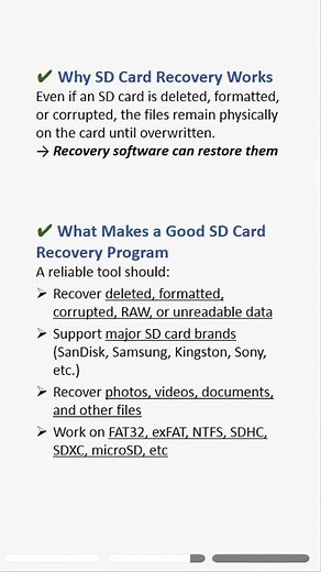 🔍 Top SD Card Recovery Software (Tested 2025) #sdcard #software