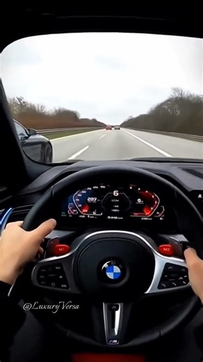 BMW M5 Competition POV 🚀 292 km/h Autobahn Drive #trending #short #sportscar #bmwm
