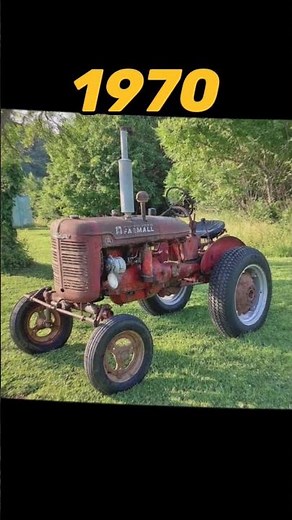 Evolution of tractor (1940-2025) #shorts#tractor