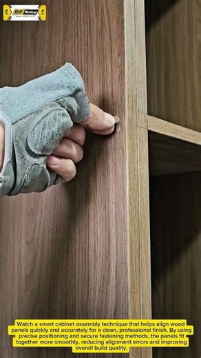The Perfect Cabinet Assembly Trick Every Woodworker Should Know! 🪵🔨