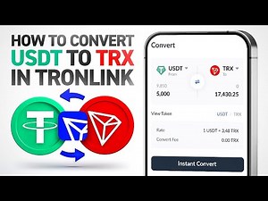 How to Convert USDT to TRX in TronLink (FAST & Easy Tutorial)