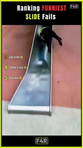 Ranking FUNNIEST Slide Fails 😂🛝