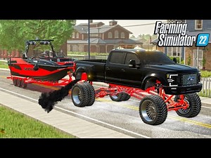 TURNING WORK TRUCK INTO $200,000 SEMA DUALLY WITH MATCHING BOAT!