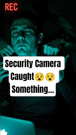 “Security Camera Caught Something… Then It Appeared Behind Them #shorts
