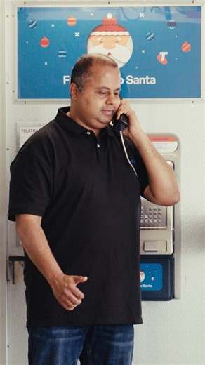 Fizzy-free milestones. Pumpkin hair clips. Santa’s taking every wish via calls for free on our public phones this Christmas 🎅📞 | Telstra