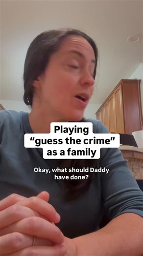 How to play ⬇️ 1- one person is the criminal and the other(s) the “interrogator(s)” 2- the interrogators come up with what, where, and who: a SILLY random “crime” (that’s not really a crime), along with a location and accomplice (If you’re just playing with one other person, the interrogator can just think of it in their head!) 3- Then, the interrogators give *clues* to try to help the “criminal” guess that what, where, and who! You can clap, cheer, or high five whenever they get a right answer!