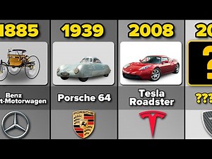 Comparison: The First Car of Each Brand (1885 - 2019)
