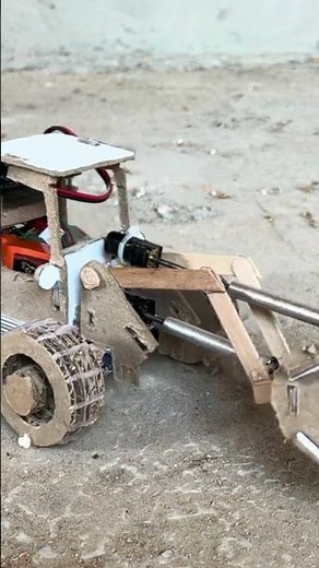 Assembling Cardboard Bulldozer: 3D Puzzle From A to Z