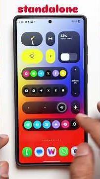 Super cool Android Makeover with Glass widgets #android #customization #samsung