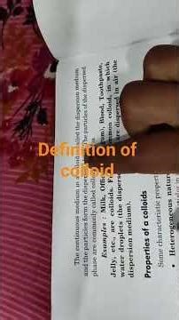 definition of colloid
