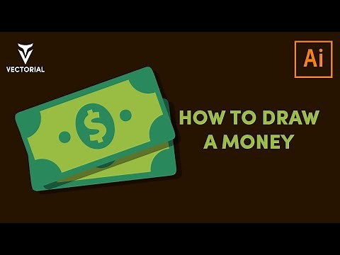 How to Draw a Money icon in Adobe Illustrator