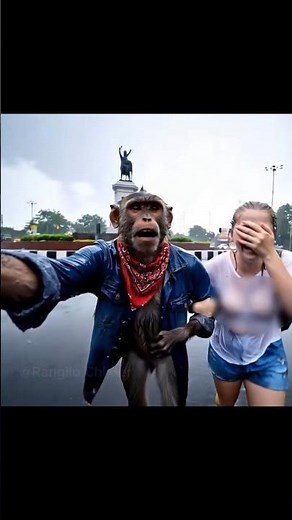 how to making a ai monkey vlogger/blogger video( AI से बंदर का ब्लॉग वीडियो कैसे बनाए )