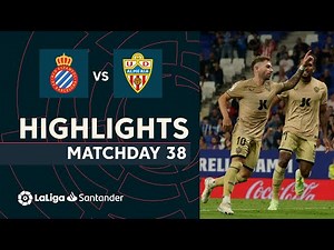 Highlights RCD Espanyol vs UD Almería (3-3)