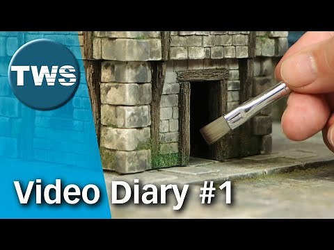 Video Diary #1: How to build Tabletop Terrain – Gaming Boards (Spielplatten, Kickstarter by TWS)