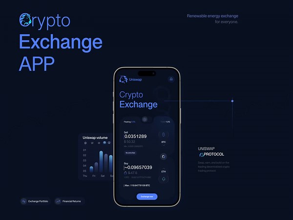 Cryptocurrency Exchange Platform UI