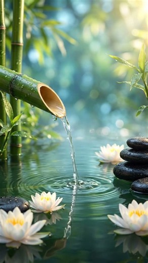 🍃 Escape the Stress with Peaceful Water Sounds #shorts