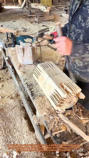 Hand Carved Wood Craft | Traditional Woodworking Skill