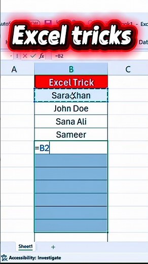Fill Multiple Cells Instantly | Ctrl + Enter Excel Trick#exceltips#exceltricks#excelhacks