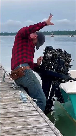 boat engine explosion #shorts #save #funny #nyxcodexlife #dangerous #accident #stuck