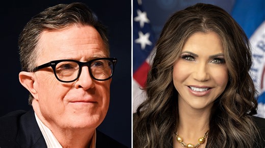 Stephen Colbert mocks 'ICE Barbie' Kristi Noem after her ouster from DHS
