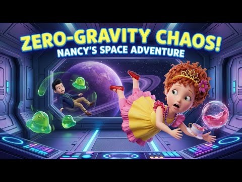 Fancy Nancy Lost in Space! 🚀🪐 Zero Gravity Chaos | Funny Fancy Nancy 3D Animation
