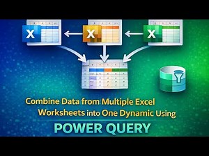 Combine Multiple Excel Sheets Dynamically Using Power Query Telugu Tutorial