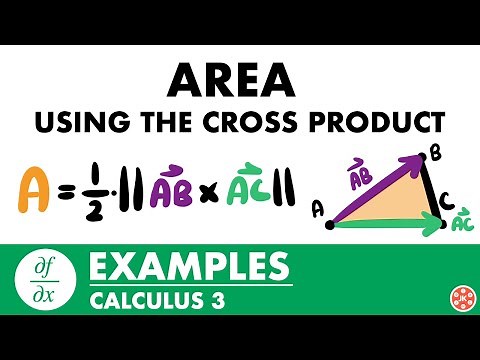 Area of Parallelograms & Triangles Using the Cross Product Examples | Calculus 3 - JK Math